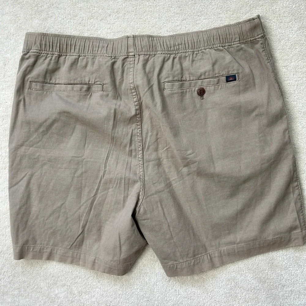 Faherty Essential Shorts Men 38 XXL Flat Front Elastic Waist 6.5